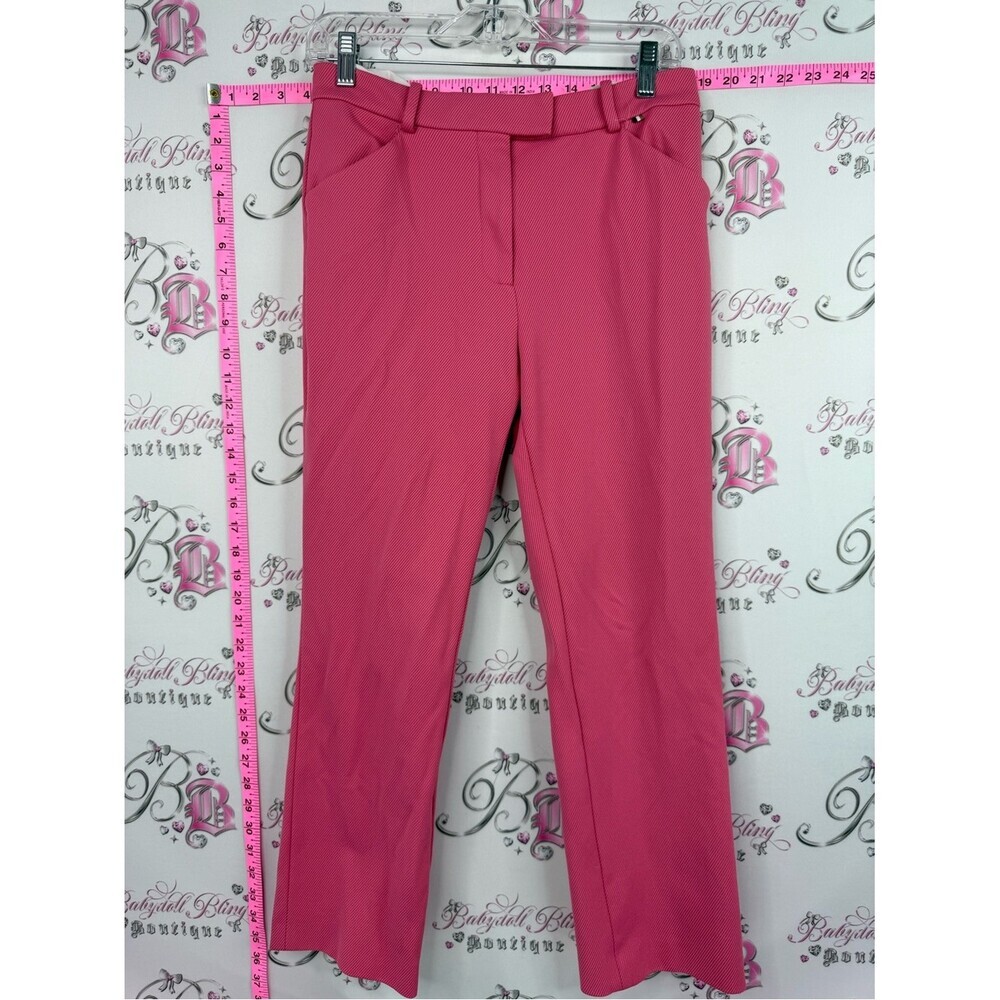 Hugo Boss pants bright Pink Dress Pants belt loops very rare color pink